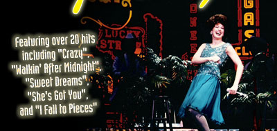 Featuring over 20 hit songs including "Crazy", "Walkin' After Midnight" and "I Fall to Pieces"